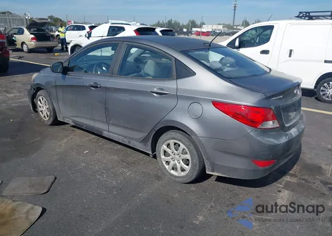 2014 Hyundai Accent Gls z USA, uszkodzony, nr VIN KMHCT4AE7EU635170